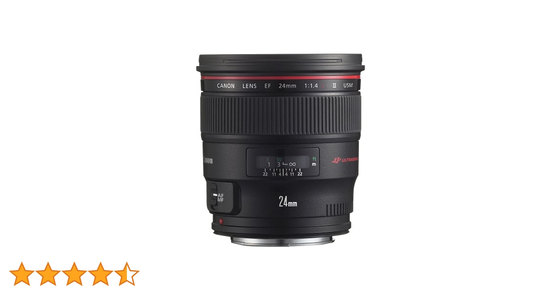 Canon EF 24mm f/1.4 L II USM レンズフード付き キャノン EF 24mm F1.4L USM フィルター、フード、ケース、元箱